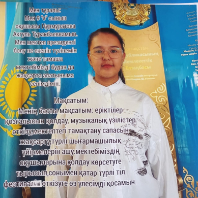 Нурмуратова  Акгуль Туракбаевна