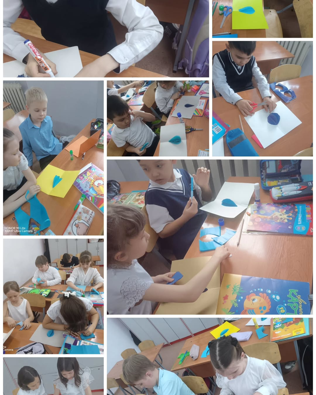 Сегодня во 2 А классе прошёл мастер-класс, «По следам капельки»!