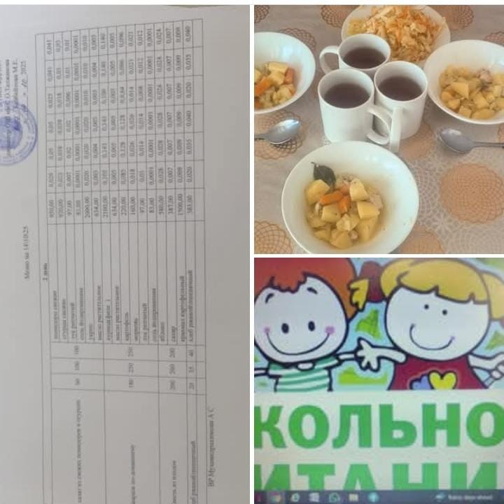 Бекітілген күнделікті тамақтану мәзірі