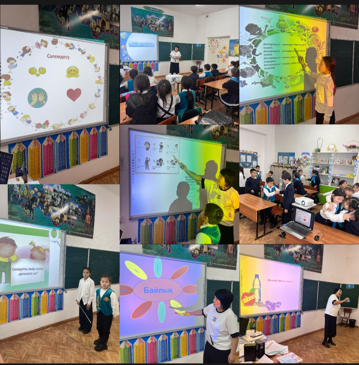 1-4 сыныптарымен “Спорт-бақытқа бастар жол”атты тәрбие сағаты өткізілді.