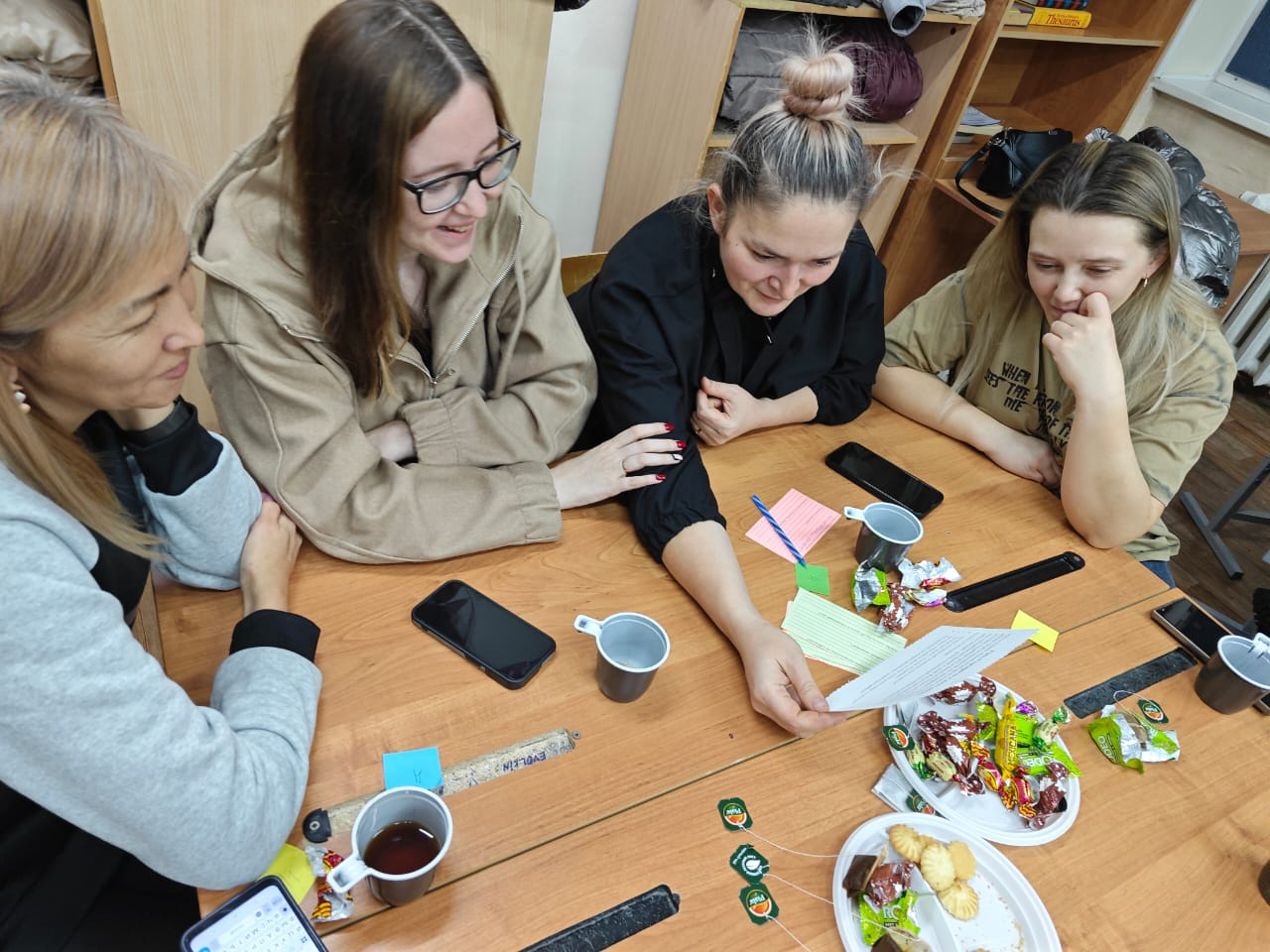 Классные руководители Мурикова Виктория Викторовна и Кардаполова Ирина Юрьевна провели необычное родительское собрание для 3 «Б» и 3 «В» классов в уютной, неформальной обстановке — за кружкой ароматного чая.