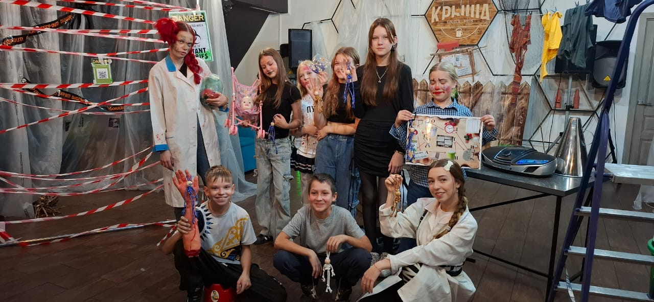 31 октября учащиеся 6 «Г» класса приняли участие во внеклассном мероприятии под названием «Зомби-апокалипсис».