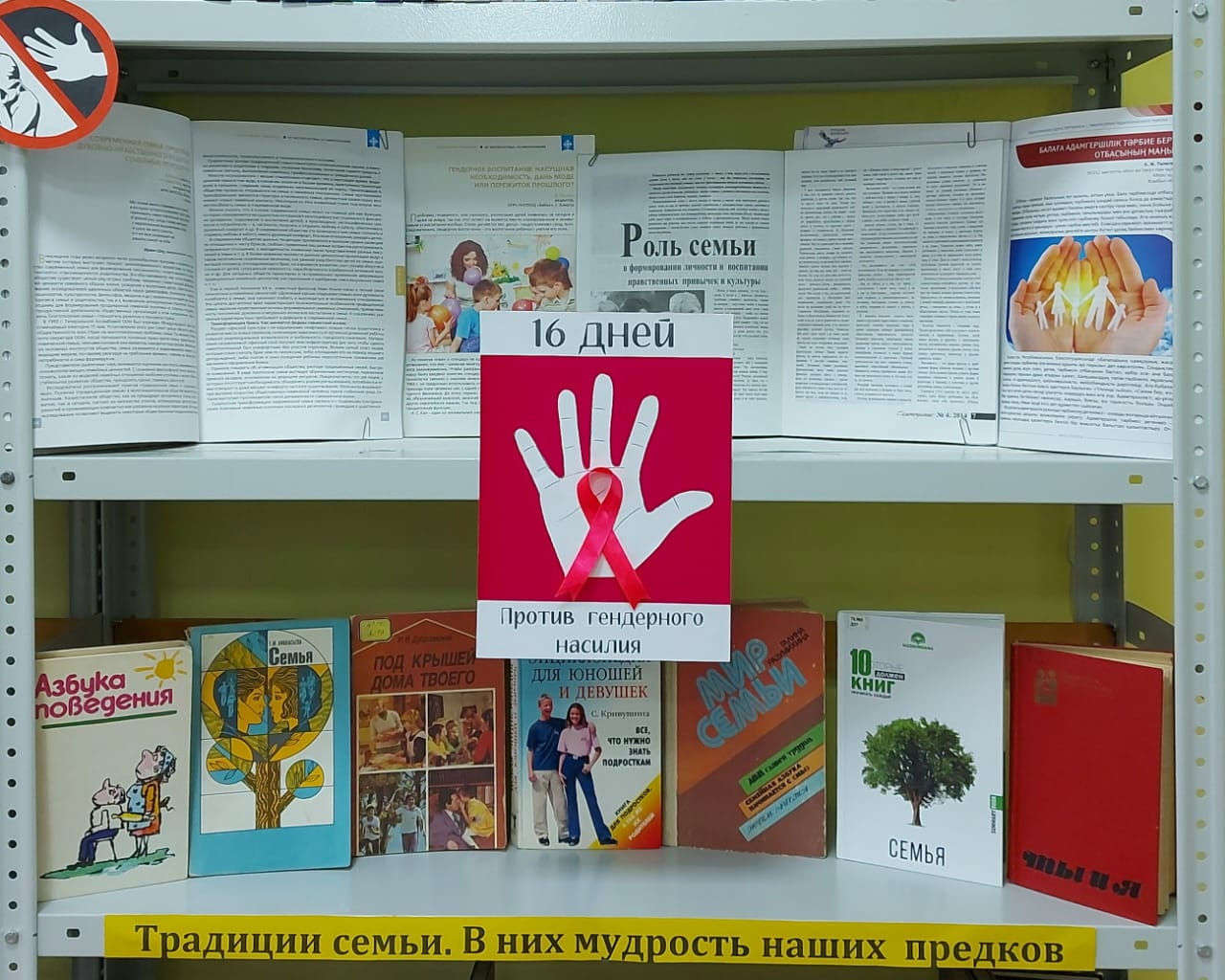 Презентация и выставка книг о пропаганде семейных ценностей и традиции проходит в школе в период  с 25 ноября-10  декабря.