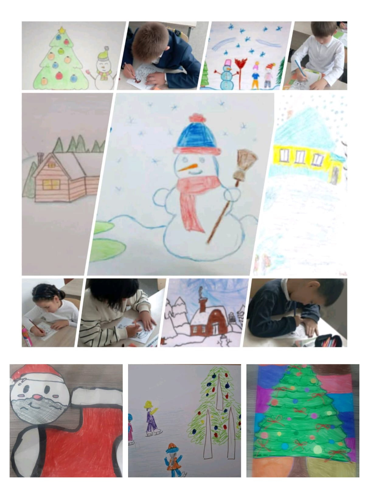 Мектебімізде оқушылардың қысқы демалыс кезінде сауықтыру демалысын, бос уақытын ұйымдастыру және қамтамасыз ету жөніндегі мектепшілік жоспарға сәйкес бастауыш сыныптарда 