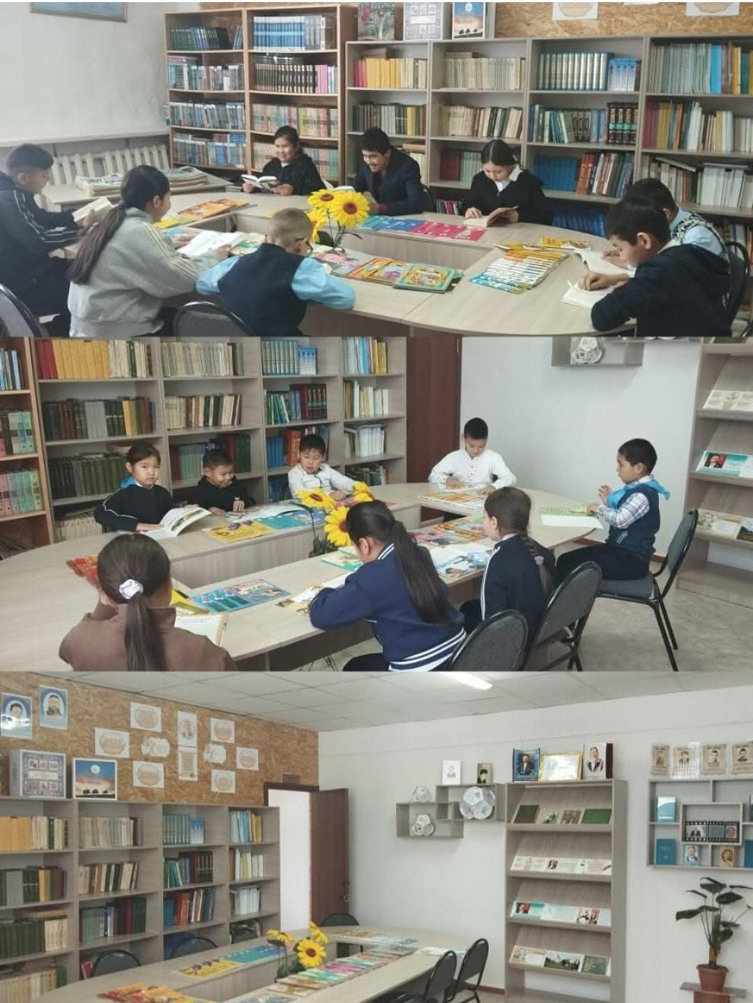 Қысқы демалыс кезінде мектепке келіп, кітап оқып өз ойларымен бөлісті.