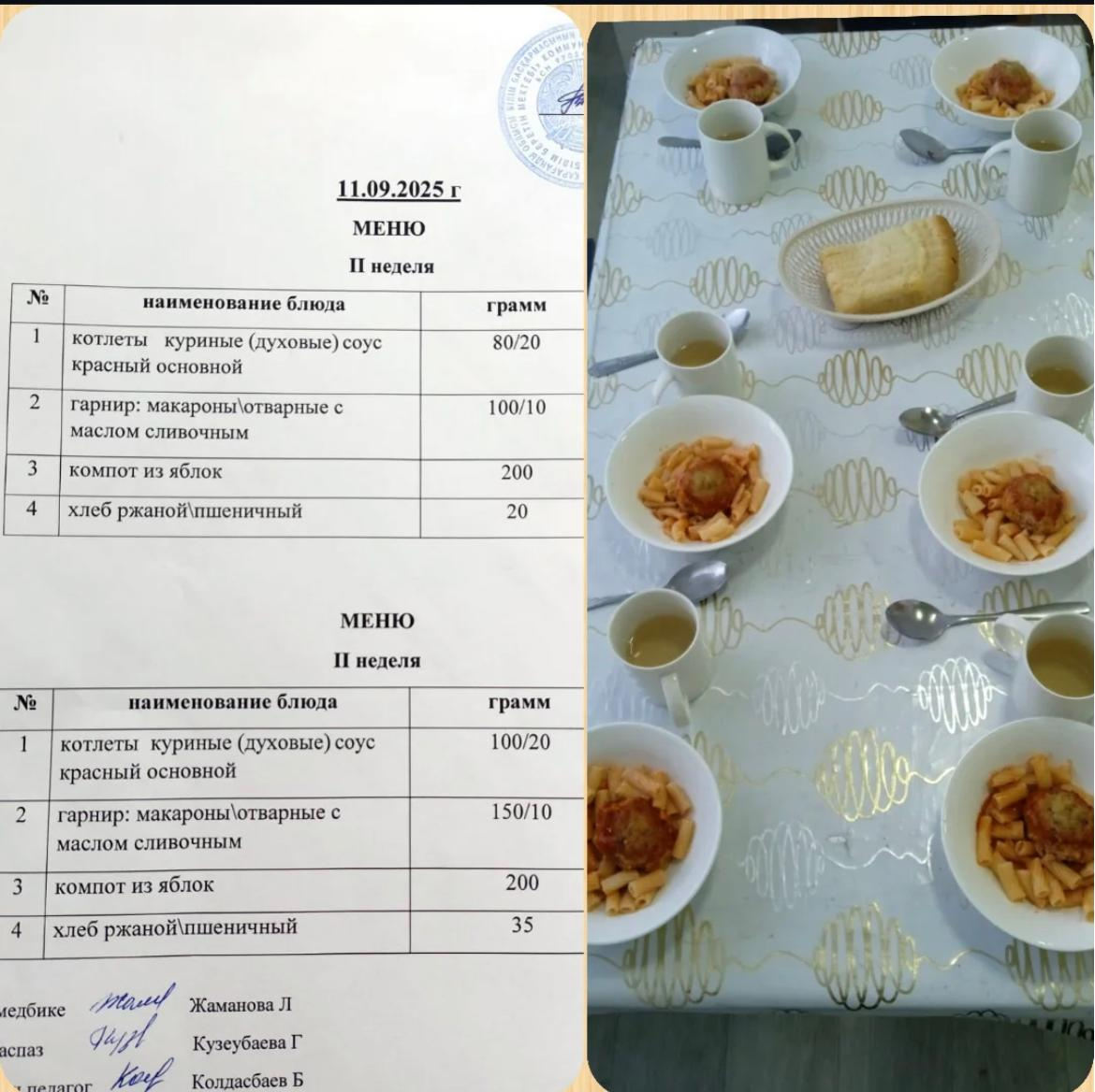 Меню на 11.09.2025