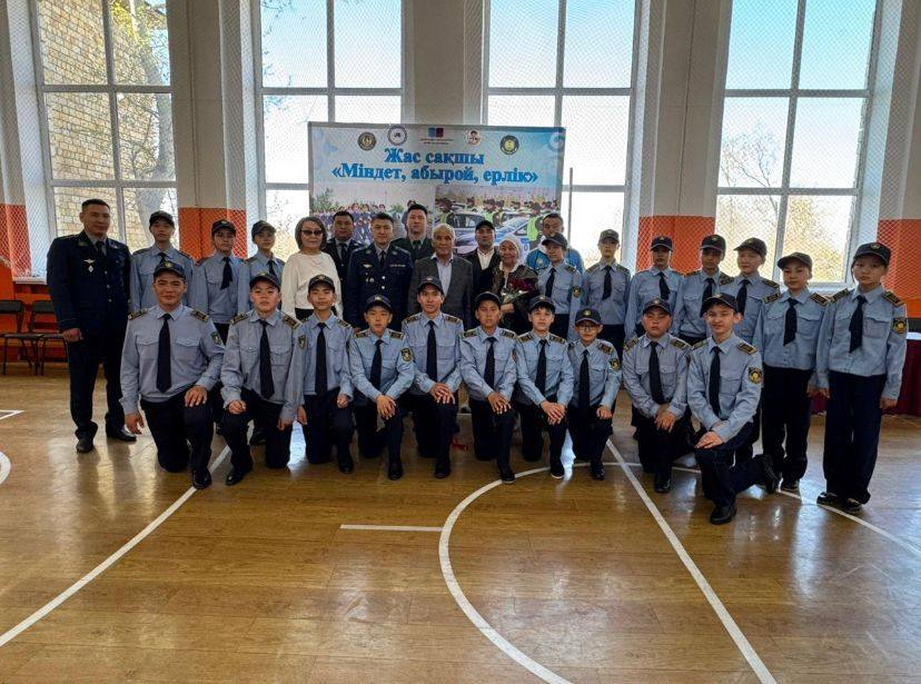 Мағжан Жұмабаев атындағы жалпы білім беретін мектеп-гимназиясында «Жас сақшы» полицей сыныбының ашылу салтанаты өтті. 