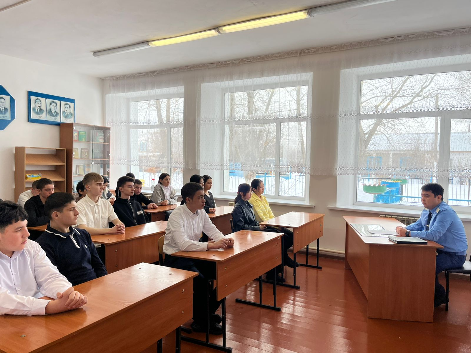 Нұра ауданының прокуроры Сәдібаев Қанат Советұлымен кездесу өткізілді